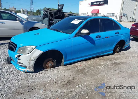 2008 Mercedes-Benz C 300 Sport из США, поврежденный, VIN WDDGF54X18F049840